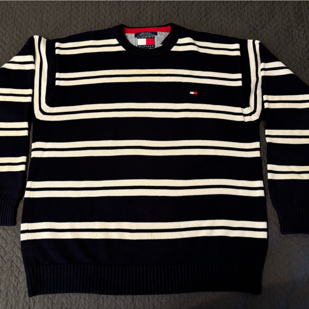XL Tommy Hilfiger Striped Sweater